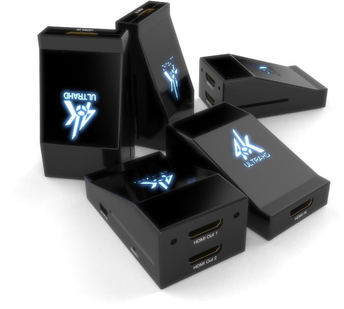 HDfury Splitter 4K UHD - HDMI-Splitter 1 Eingang, 2 Ausgänge