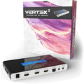 HDfury Vertex 2 mit der Vorderseite der Verpackung